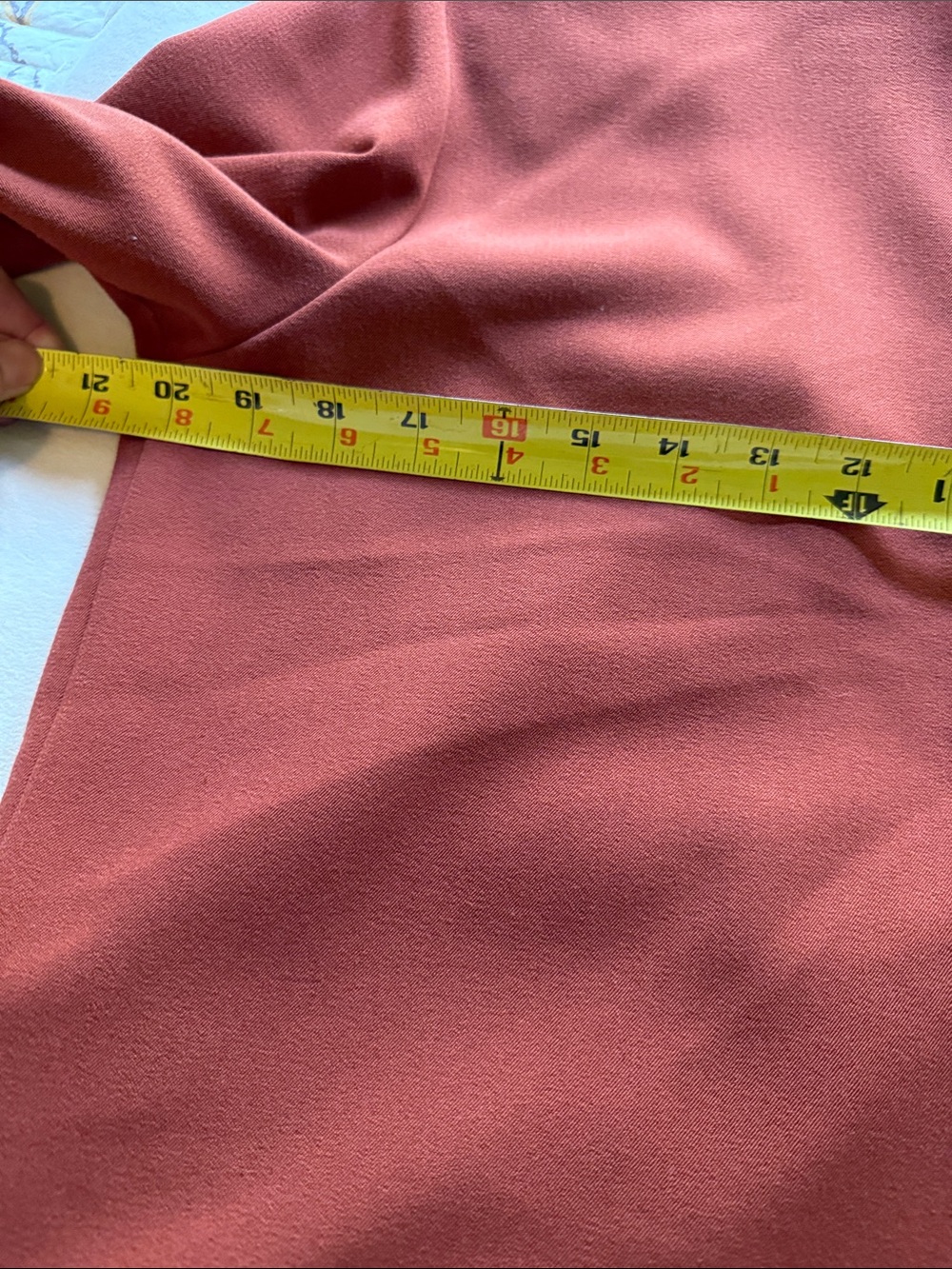 Staples Rust-Red Collarless Button Jacket - Picture 6 of 9